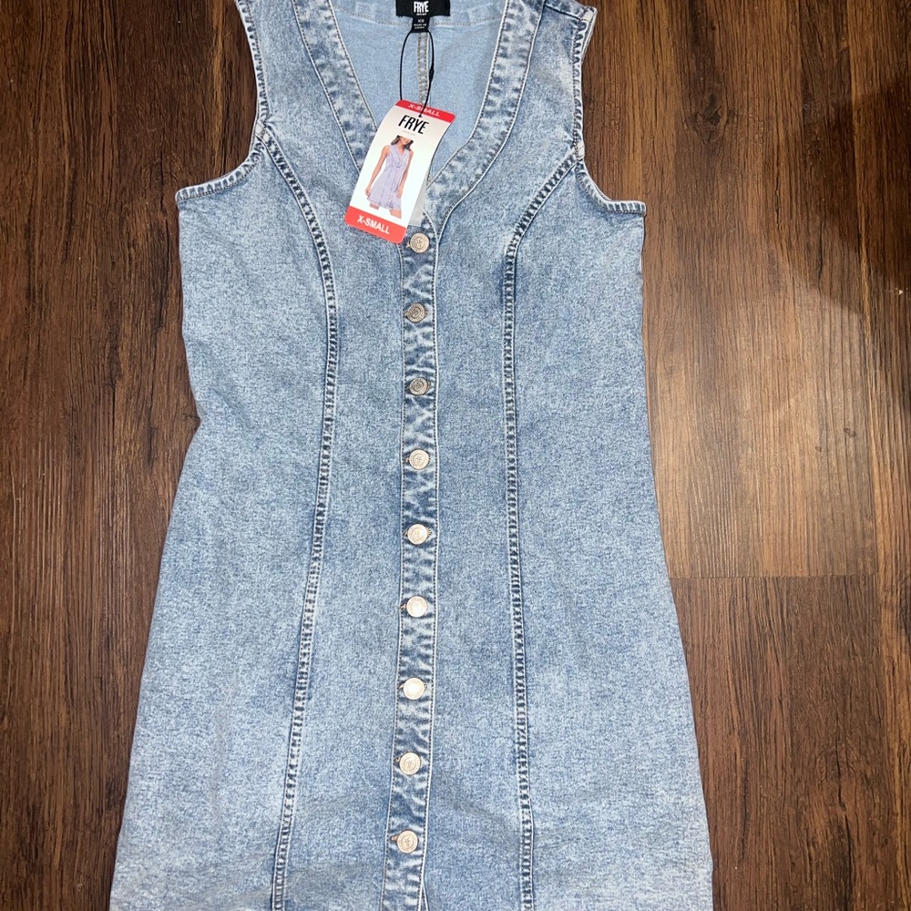 Frye Denim Sleeveless Dress